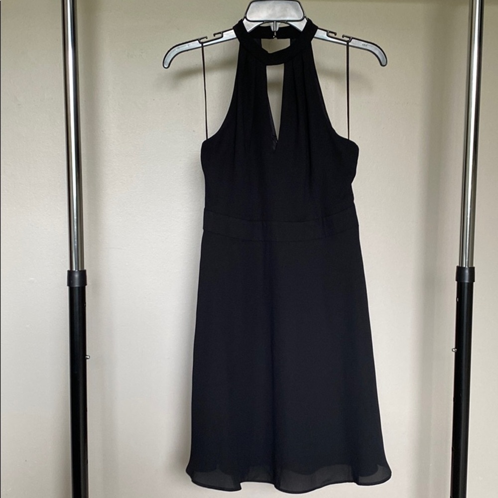 Black mini dress